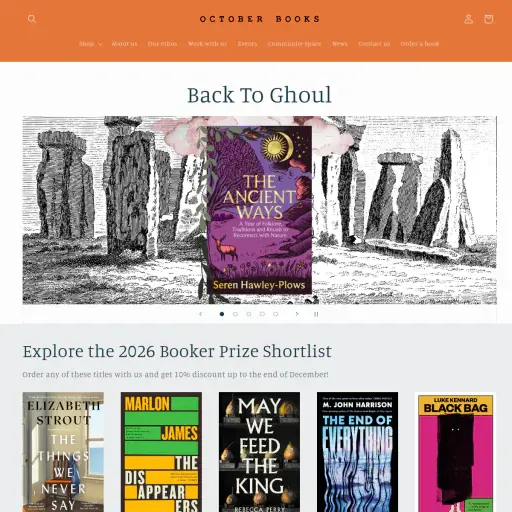 October Books Shop